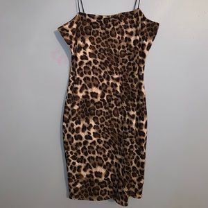 Dolls Kill Leopard Bodycon Mini dress